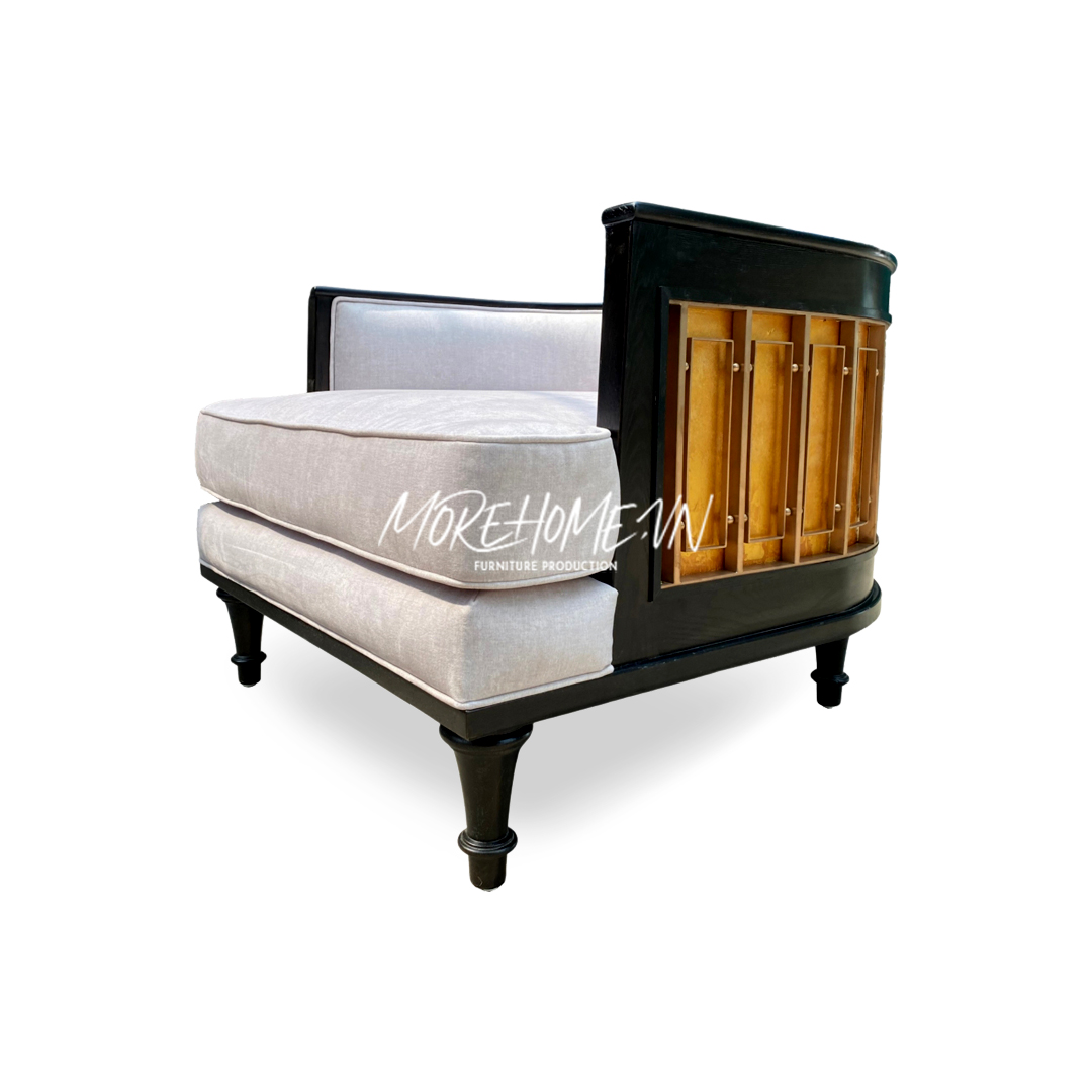 Sofa đơn tranh sơn dầu vẽ tay nét chấm phá độc đáo cho phòng khách thêm sang trọng