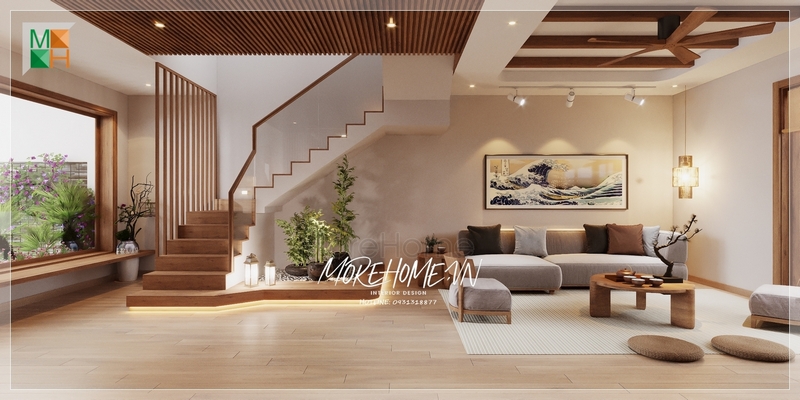 Tranh canvas treo tường hình chữ nhật phong cảnh khung gỗ trang trí tô điểm thêm cho không gian nhà.