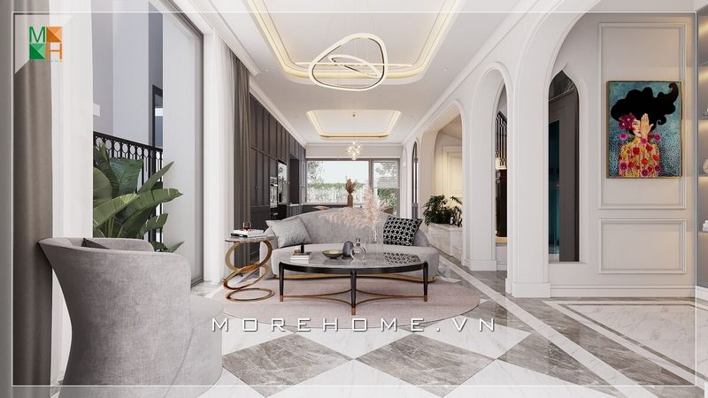 .
Mẫu sofa bọc nỉ dễ sử dụng và phù hợp với phòng khách nhỏ gọn. Thiết kế đường cong mềm mại kết hợp giữa phong cách hiện đại và cổ điển sẽ tạo nên sự quyến rũ cho phòng khách của bạn.